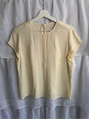 Worthington Sequin Pleated Blouse